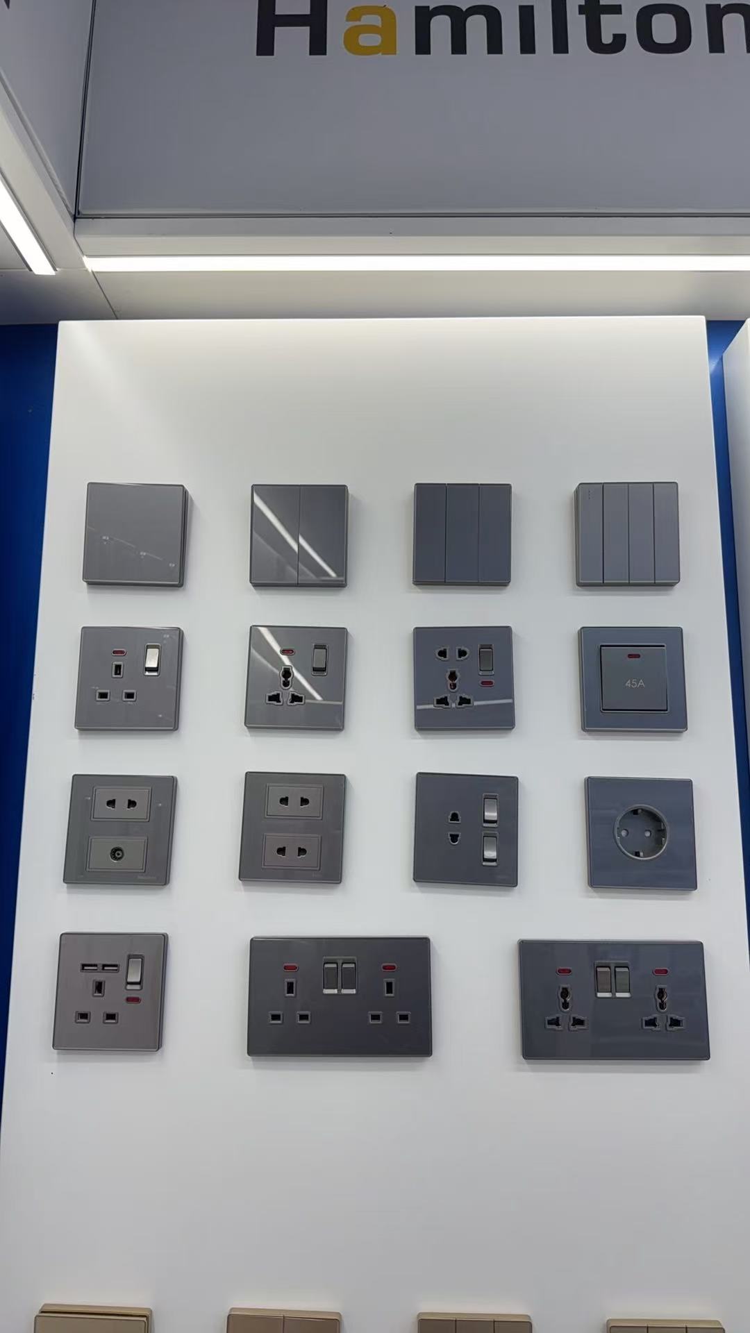 Switches, sockets & electrical fittings